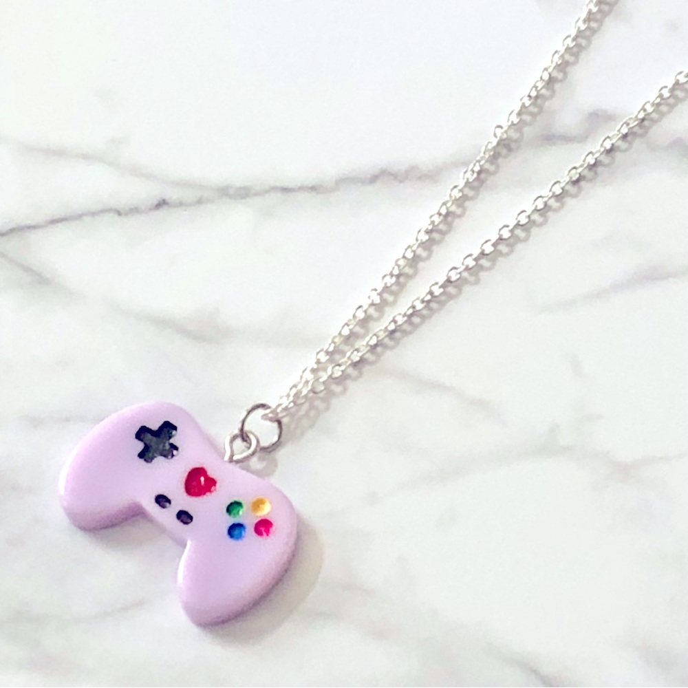 New Game Controller Charm Necklace PS3 PS4 Video Gamer Teen Gifts PlayStation